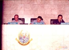 Sidang Pleno DPRD Provinsi Daerah Tingkat I Jawa Barat dipimpin oleh Ketua Dewan, H.E. Suratman y...