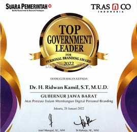 Top Government Leader atas Prestasi Dalam Membangun Digital Personal Branding - Suara Pemerintah ...