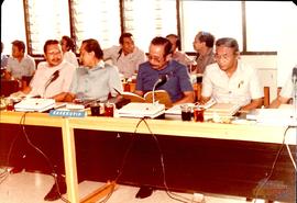 Pimpinan OPD/eksekutif saat mengikuti Pembahasan Pra RAPBD Tahun Anggaran 1983/1984 bertempat di ...