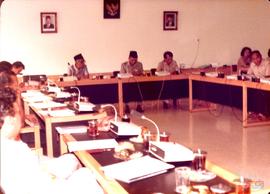 Rapat Panitia Musyawarah yang dipimpin oleh Ketua Dewan, H. E. Suratman didampingi oleh Wakil Ket...