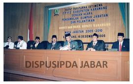 Gubernur Jawa Barat Dr. Drs. H. Danny Setiawan, M.Si Rapat Paripurna Istimewa DPRD Kab Karawang d...