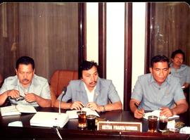 Pimpinan Fraksi dan Komisi dalam Pembukaan Pembahasan Pra RAPBD Provinsi Daerah Tingkat I Jawa Ba...