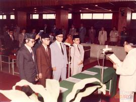 Pelantikan Tiga (3) Anggota Dewan dari Fraksi PDI pada 13 Agustus 1981 .