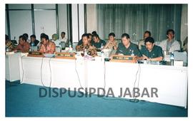 Gubernur Jawa Barat Danny Setiawan Dan Wagub Jabar Numan Hakim Rapat Dengan Panitia Anggaran DPRD...