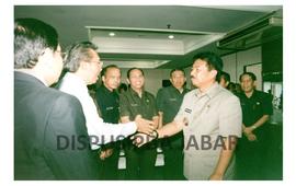 Gubernur Jawa Barat Dr. Drs. H. Danny Setiawan, M.Si Dalam Acara Pelantikan Esselon II Di Hotel H...