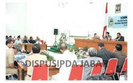 Gubernur Jawa Barat danny Setiawan,M.Si membuka seminar terbatas komite perencanaan IPM di dago r...