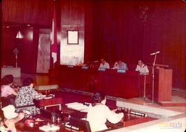 Sidang Pleno DPRD Provinsi Daerah Tingkat I Jawa Barat tentang Pembentukan Alat-Alat Kelengkapan ...