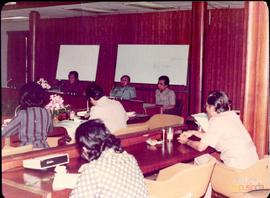 Rapat Pembahasan Pra RAPBD Tahun Anggaran 1982/1983 di Grand Hotel Lembang bersama Eksekutif pada...