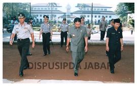 Gubernur Jawa Barat Danny Setiawan Pada rapat Paripirna Jabar Penetapan dan Persetujuan 3 Raperda...