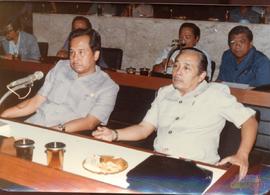 Pimpinan DPRD yang hadir pada Sidang Pleno DPRD Provinsi Daerah Tingkat I Jawa Barat Tentang Peny...