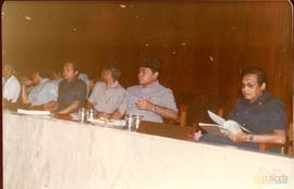Wakil Gubernur Jawaq Barat, Ir Suhud Warnaen berada di area tamu undangan pada acara Sidang Pleno...