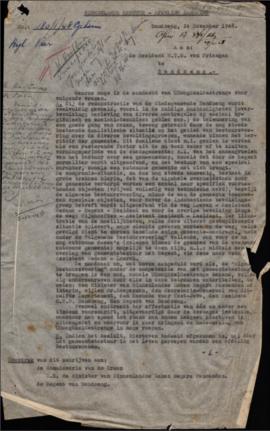 Soerat Assistant residentie/tevents Burgemester Tanggal 24 November 1948