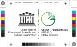 United Nations Educational, Scientific and Cultural Organization – Logo Ciletuh, Palabuhanratu.