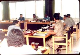 Rapat Panitia Musyawarah DPRD Provinsi Dati I Jawa Barat dipimpin Ketua Dewan, H. E. Suratman Ten...
