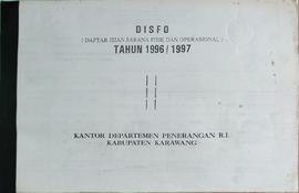 DISFO (Daftar Isian Sarana Fisik da Operasional) Kandeppen Kab. Karawang