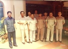 Delegasi DPRD Tingkat I Provinsi Jawa Barat berfoto bersama ketika melaksanakan kunjungan kerja k...