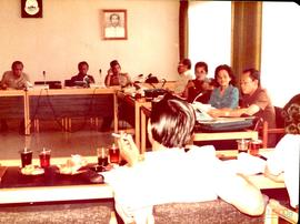 Rapat Panitia Khusus dipimpin oleh Piet Tuanakotta Tentang Pembahasan Keterangan Pertanggungjawab...