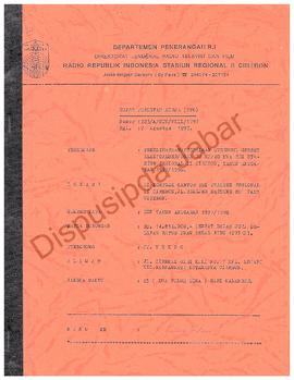 SPK (Surat Perjanjian Kerja)  Pemeliharaan Genset RRI Regional II Cirebon