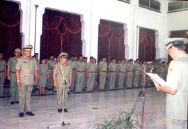 Pelantikan Kepala dan Wakil Kepala Pertahanan Sipil 001/VIII Setwilda Tingkat I Jawa Barat, berte...