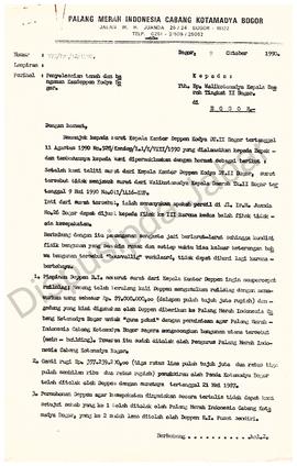 Penyelesaian tanah dan bangunan  Kota Bogor
