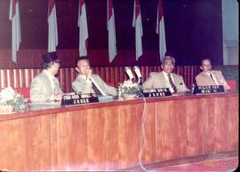 Kegiatan Ketua Dewan dalam rangka menghadiri Pembukaan Musyawarah Daerah DHD 1945 di Gedung Merde...