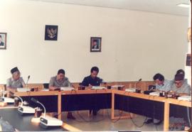 Rapat Panitia Musyawarah DPRD Jawa Barat, dipimpin Ketua DPRD, Bapak H.E. Suratman didampingi Wak...