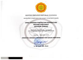 Pengelolaan Kegiatan Pupuk Bersubsidi Kategori Terbaik - Menteri Pertania Republik Indonesia dibe...