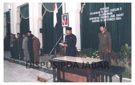 Gubernur Jawa Barat Dr. Drs. H. Danny Setiawan, M.Si Upacara Pelantikan Pejabat Esselon II Di Lin...