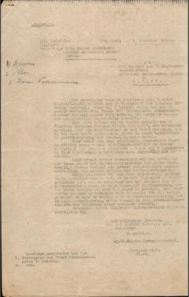 Nota Inzaki Positire geling indon B.B ambtenaron Tanggal 8 November 1948