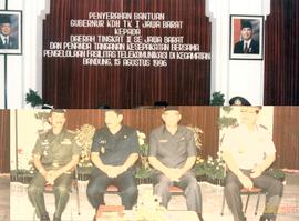 Penyerahan Bantuan Gubernur KDH Tingkat I Jawa Barat, Bapak H. R. Nuriana dan Penandatanganan Kes...