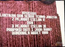 Upacara Pelantikan dan Serah Terima Jabatan 2 Pejabat Esselon II dan 3 Pejabat Esselon III Provin...